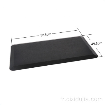 Tapis de confort anti-fatigue en PU de conception ergonomique pour le bureau